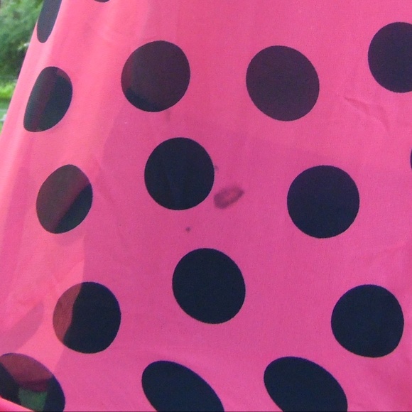 DOTS polka dot back button down top - Picture 3 of 3